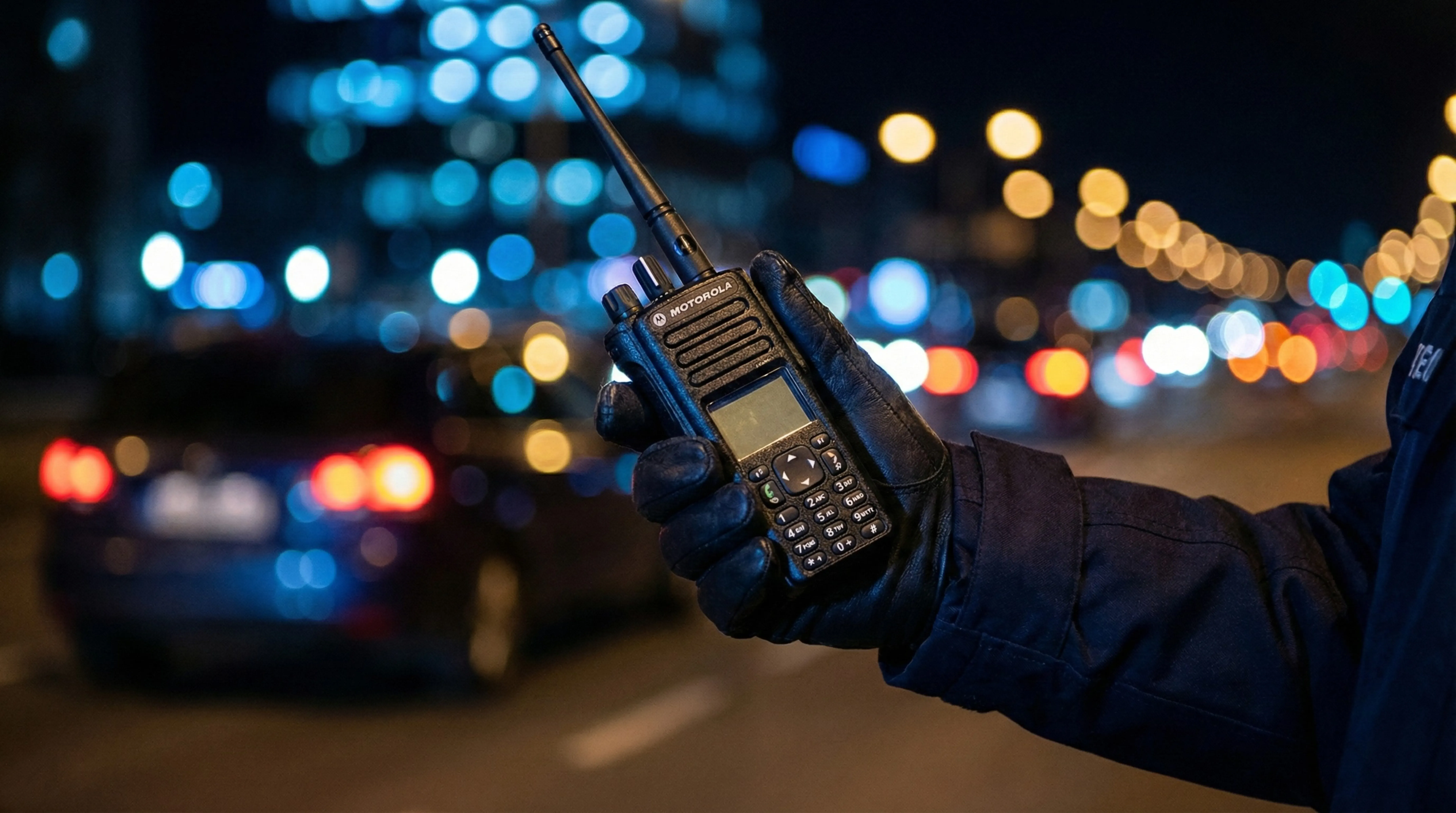 Security Officer with Radio Communication